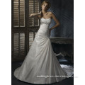 Ivory Taffeta Wedding Dress Bridal Gown Embellished Lace